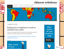 Tablet Screenshot of chineserelations.net